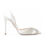 Witte Slingback Pumps Aquazzura , White , Dames