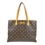 Pre-owned Canvas totes Louis Vuitton Vintage , Brown , Dames