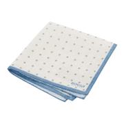 Polka Dot Linnen Zakdoek Boggi Milano , Beige , Heren