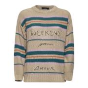 Weekend Sweaters Collectie Max Mara Weekend , Beige , Dames