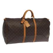 Pre-owned Canvas travel-bags Louis Vuitton Vintage , Brown , Unisex