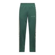 Groene Gestreepte Tape Broek Palm Angels , Green , Heren