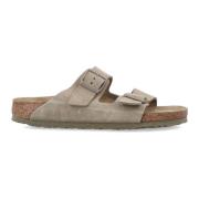 Suède Sandalen met Verstelbare Banden Birkenstock , Green , Heren