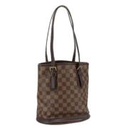 Pre-owned Canvas louis-vuitton-bags Louis Vuitton Vintage , Brown , Da...