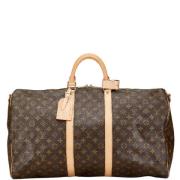 Pre-owned Canvas handbags Louis Vuitton Vintage , Brown , Dames