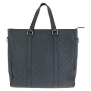 Pre-owned Leather handbags Louis Vuitton Vintage , Black , Dames