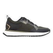 Mesh lage sneakers met EVA-zool Hugo Boss , Green , Heren