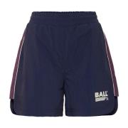 Sportieve Track Shorts met Strepen Ball , Blue , Dames