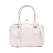 Chique leren handtas Golden Goose , Beige , Dames