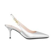 Zilveren Ballerina Schoenen Elegante Stijl Love Moschino , Gray , Dame...