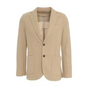 Klassieke Beige Blazer met Houndstooth Patroon Circolo 1901 , Beige , ...