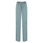 Heldere Blauwe Straight Leg Broek Herno , Blue , Dames