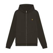 Mid Layers Hybrid Zip Hoodie Lyle & Scott , Green , Heren