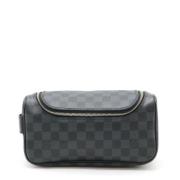 Pre-owned Canvas clutches Louis Vuitton Vintage , Black , Heren