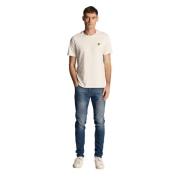 Broek Slim Fit Denim Lyle & Scott , Blue , Heren