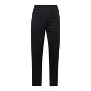 Zwarte gebogen logo broek Palm Angels , Black , Heren