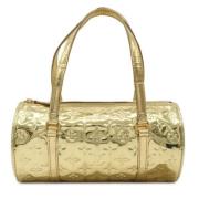 Pre-owned Canvas handbags Louis Vuitton Vintage , Yellow , Dames