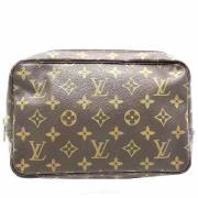 Pre-owned Canvas clutches Louis Vuitton Vintage , Brown , Dames