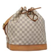 Pre-owned Canvas louis-vuitton-bags Louis Vuitton Vintage , White , Da...