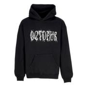 Logo Hoodie Zwart Tentacles Stijl Octopus , Black , Heren