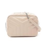 Pre-owned Leather shoulder-bags Yves Saint Laurent Vintage , Beige , D...