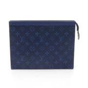 Pre-owned Canvas louis-vuitton-bags Louis Vuitton Vintage , Blue , Her...