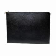 Pre-owned Leather handbags Yves Saint Laurent Vintage , Black , Dames