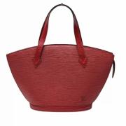 Pre-owned Leather shoulder-bags Louis Vuitton Vintage , Red , Dames