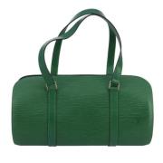 Pre-owned Leather louis-vuitton-bags Louis Vuitton Vintage , Green , D...