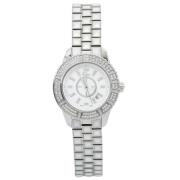 Pre-owned Stainless Steel watches Dior Vintage , White , Dames