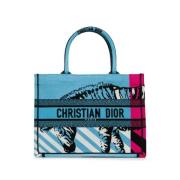 Pre-owned Canvas totes Dior Vintage , Blue , Dames