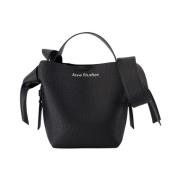 Zwarte Leren Mini Crossbody Tas Acne Studios , Black , Dames