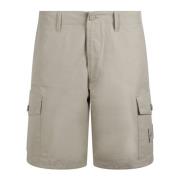 Cargo Shorts Regular Fit Front Zip Stone Island , Beige , Heren