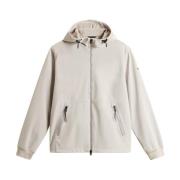 Moderne Tech Softshell Outdoor Jas Woolrich , Gray , Heren