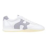 Leren Vetersneakers Hogan , White , Dames