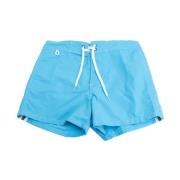 Heren zwemshorts met klittenbandsluiting Sundek , Blue , Heren