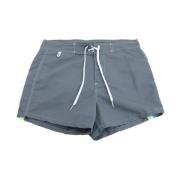 Heren Vetersluiting Velcro Shorts Sundek , Gray , Heren