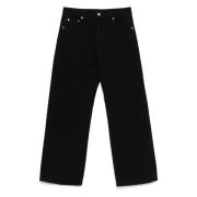 Zwarte Jeans met Ritssluiting Rick Owens , Black , Heren