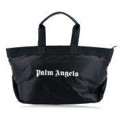 Heren rits handtas tote Palm Angels , Black , Heren