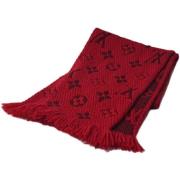 Pre-owned Wool scarves Louis Vuitton Vintage , Red , Dames