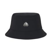 Logo Icon Bucket Hat Black Moose Knuckles , Black , Unisex