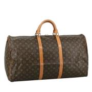 Pre-owned Canvas travel-bags Louis Vuitton Vintage , Brown , Dames