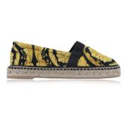 Slip-on Espadrilles met Merkmotief Versace , Multicolor , Dames