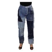 Hoge Taille Skinny Couture Jeans Dolce & Gabbana , Multicolor , Dames