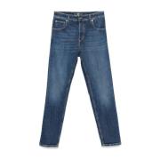 Blauwe Straight Jeans Stijlvol Eco-Vriendelijk Ontwerp PT Torino , Blu...