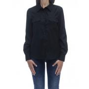 Zwarte Shirt 900 Stijl Cruna , Black , Dames