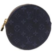 Pre-owned Canvas wallets Louis Vuitton Vintage , Black , Dames