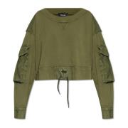 Sweatshirt met strikken Dsquared2 , Green , Dames