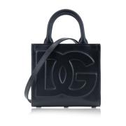 Dames Schoudertas met Logodetail Dolce & Gabbana , Black , Dames