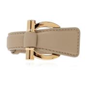 Leren armband Salvatore Ferragamo , Beige , Dames